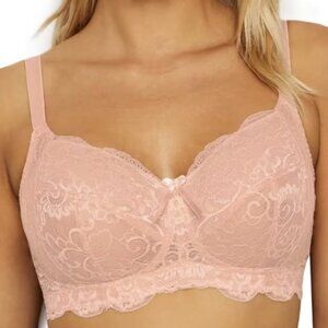 Panache 38G  Bra Andorra Wire-Free Soft Blush Pink Full Coverage